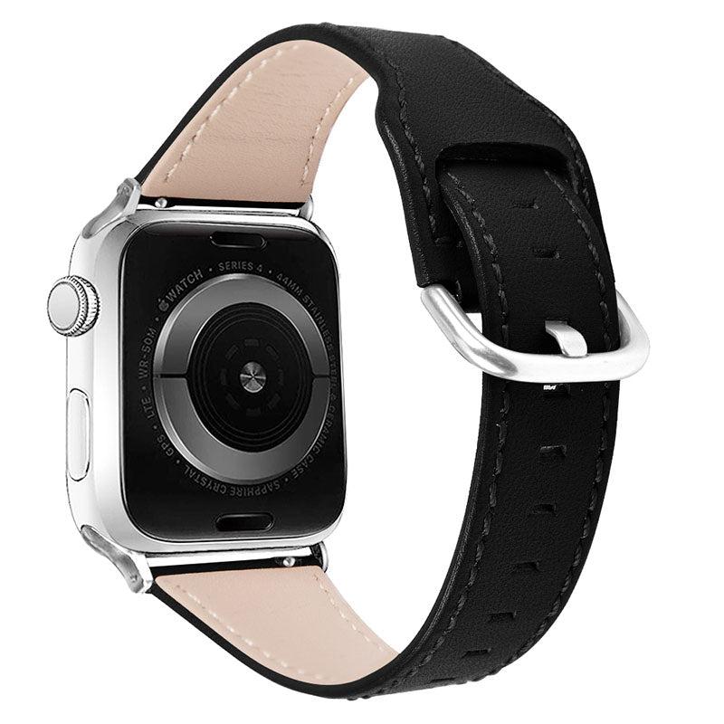 Durable Stylish Genuine Leather Watch Band Quick Release Strap Replacement for Apple Watch Ultra 2 49mm Series 9 45mm SE (2023) 44mm Ultra 49mm Series 8 45mm 7 45mm SE 44mm SE (2022) 44mm Series 6 5 4 44mm Series 1 2 3 42mm Durable Stylish Genuine Leather Watch Band Quick Release Strap Replacement for Apple Watch Ultra 2 49mm Series 9 45mm SE (2023) 44mm Ultra 49mm Series 8 45mm 7 45mm SE 44mm SE (2022) 44mm Series 6 5 4 44mm Series 1 2 3 42mm